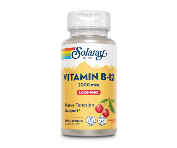 Vitamin B-12 2000mcg - 90 lozenges Natural Cherry