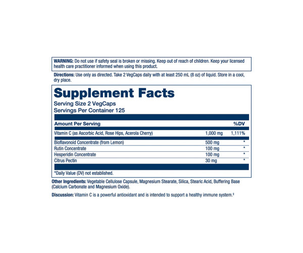 Super Bio Vitamin C 1000mg - 250 vcaps