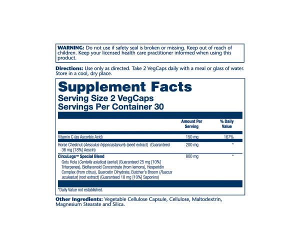 CircuLegs Circulation Support 200mg - 60 vcaps