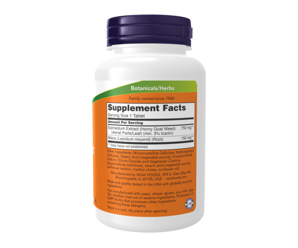 Horny Goat Weed Extract 750 mg - 90 tabs