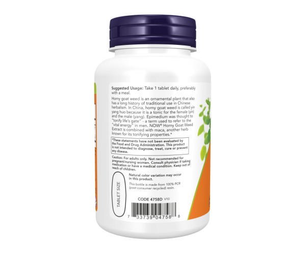 Horny Goat Weed Extract 750 mg - 90 tabs