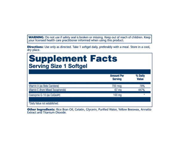 Bio CoQ10 100mg - 30 softgels