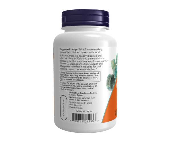 Calcium Citrate Caps - 240 vcaps