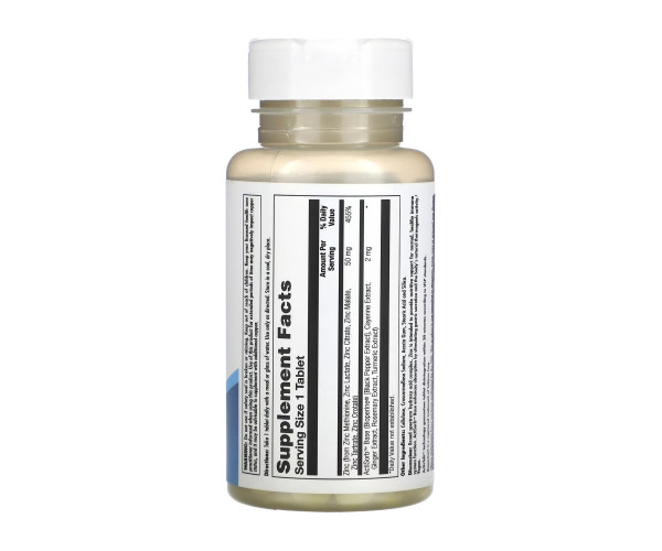 Zinc 50mg - 60 tabs