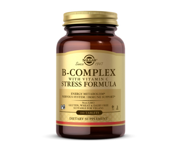 B-Complex with Vitamin C Stress Formula - 100 tabs