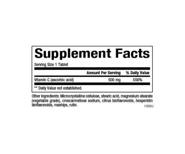 Vitamin C 500mg - 90 tabs
