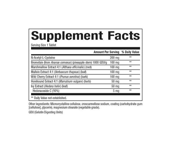 Lung, Bronchial & Sinus Health - 45 tabs