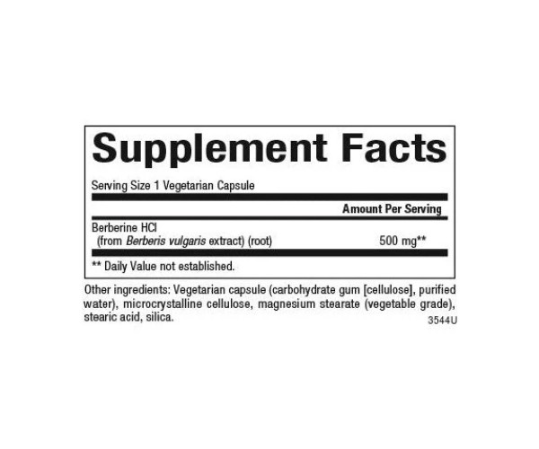 WellBetX Berberine 500mg - 120 vcaps