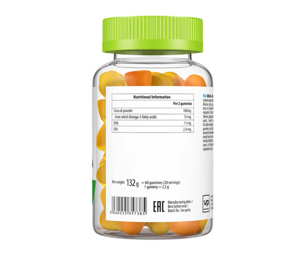 Omega 3 + DHA 60 gummies