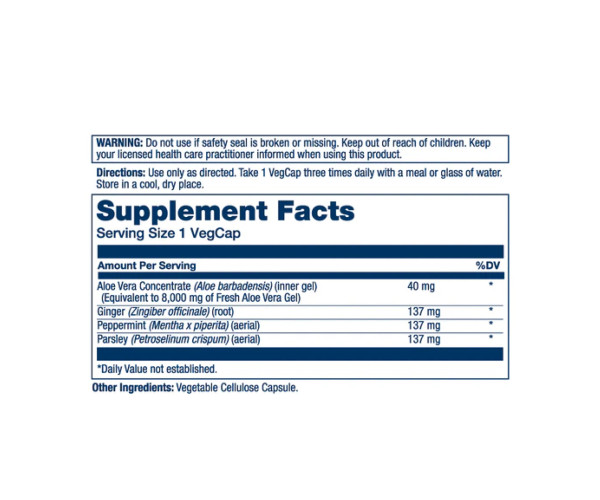 Super Aloe Vera Gel 8000mg - 100 vcaps