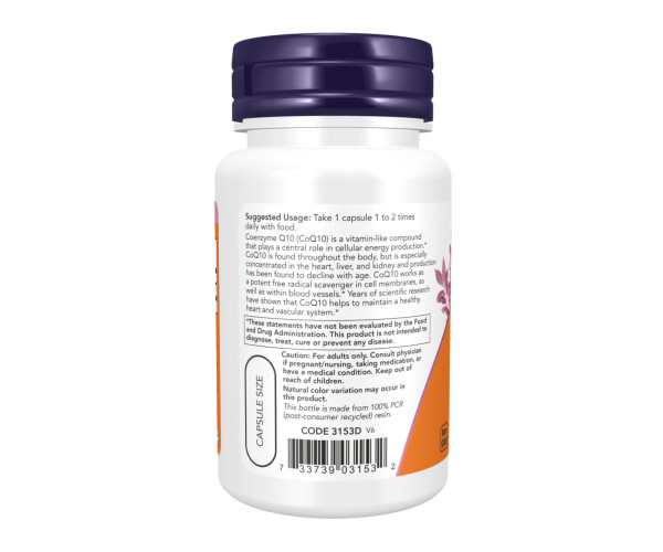 CoQ10 60mg - 180 vcaps