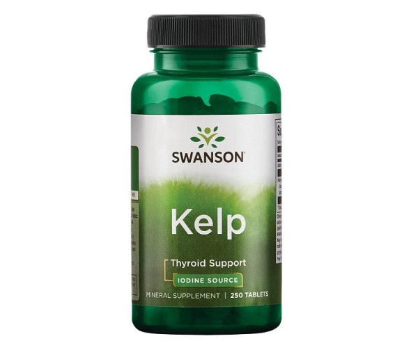 Kelp Iodine Source 225 mcg - 250 Tabs Per Bottle