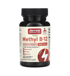 Methyl B-12 Methylcobalamin 5000mcg - 60 chewable tabs Cherry