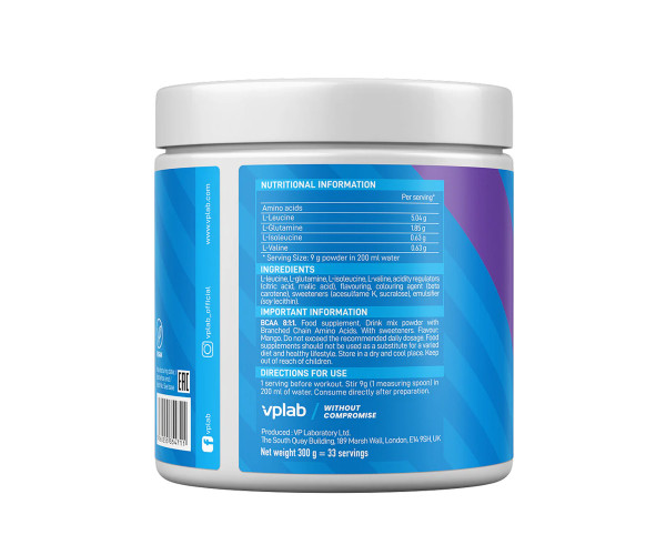 BCAA 8:1:1 - 300g Mango