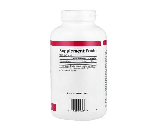 Magnesium Citrate 150mg - 360 caps