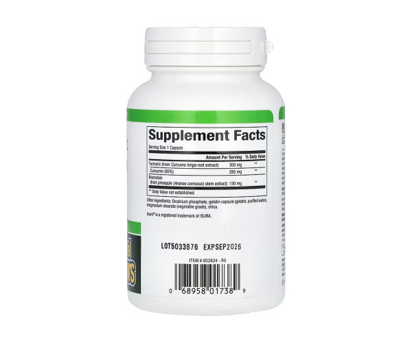 Turmeric & Bromelain 450mg - 90 caps