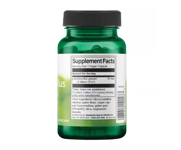 Lactobacillus Gasseri 3 Billion Cfu - 60 vcaps