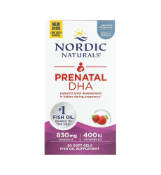Prenatal DHA - 90 softgels Strawberry