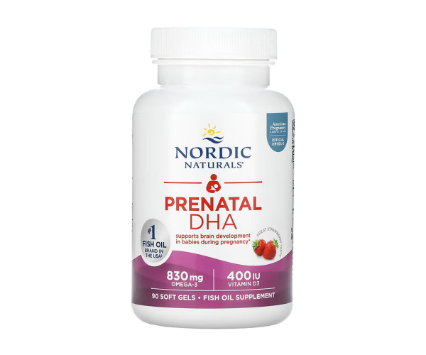 Prenatal DHA - 90 softgels Strawberry