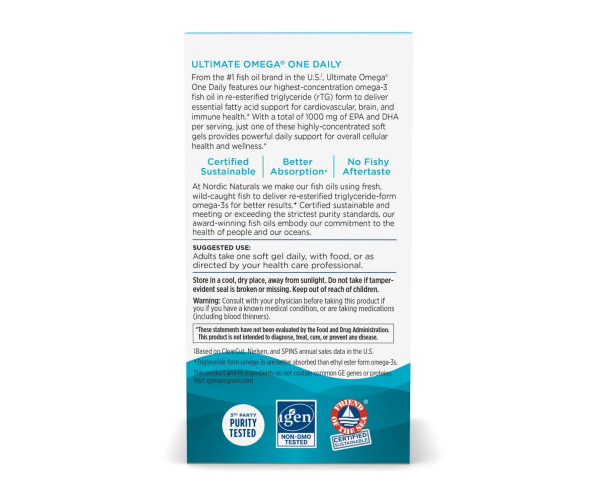 Ultimate Omega One Daily - 30 softgels