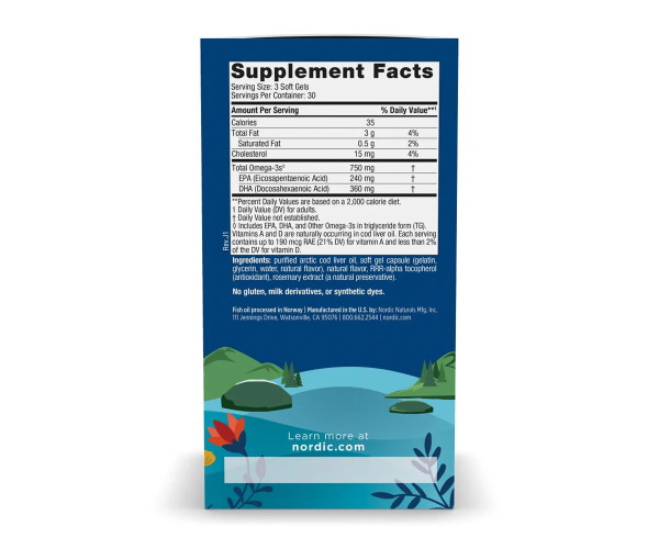 Arctic Cod Liver Oil - 90 softgels
