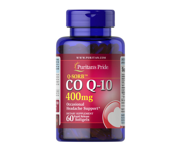 Q-SORB™ CO Q-10 400 mg - 60 Rapid Release Softgels