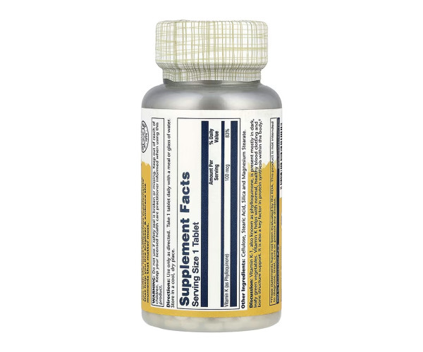 Vitamin K-1 100mcg - 100 tabs