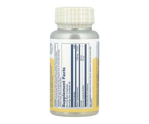 Quercetin Bromelain & Vitamin C - 60 vcaps
