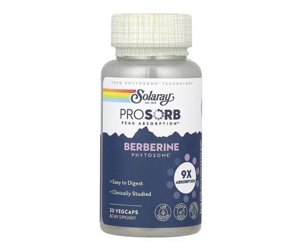 Prossorb Berberine 9x - 30 vcaps