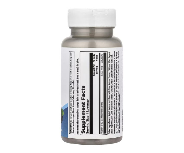 B-12 Methylcobalamin 5000mcg - 60 lozenges