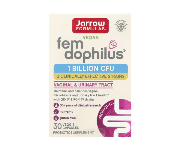 Vegan Fem Dophilus® 1 Billion Cfu - 30 vcaps (Пошкоджена банка)