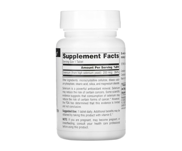 Selenium 200mcg - 60 tabs