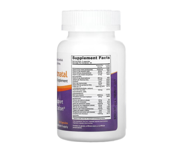 Milkies Nursing Postnatal Breastfeeding Multivitamin - 60 caps