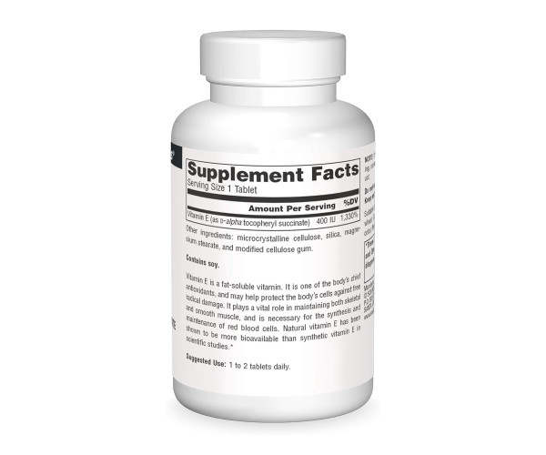 Vitamin E 400 IU D-Alpha Tocopherol - 100 tabs