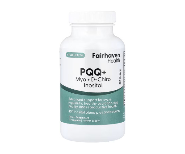 PQQ + Myo + D-Chiro Inositol Plus - 120 caps