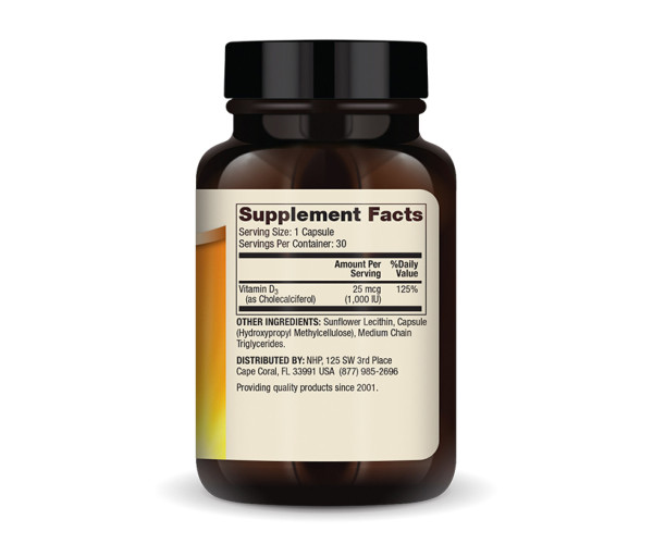 Liposomal Vitamin D3 1000 IU - 30 caps