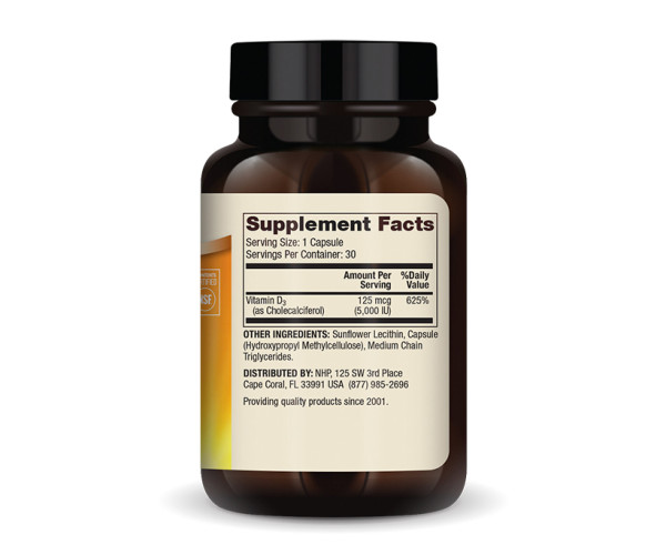 Liposomal Vitamin D3 5000 IU - 30 caps