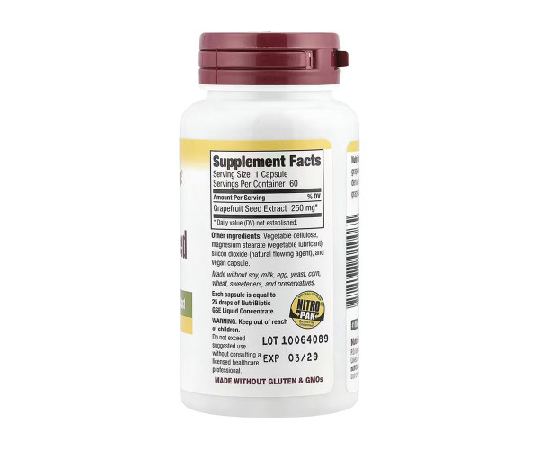 Grapefruit Seed Extract 250mg - 60 caps