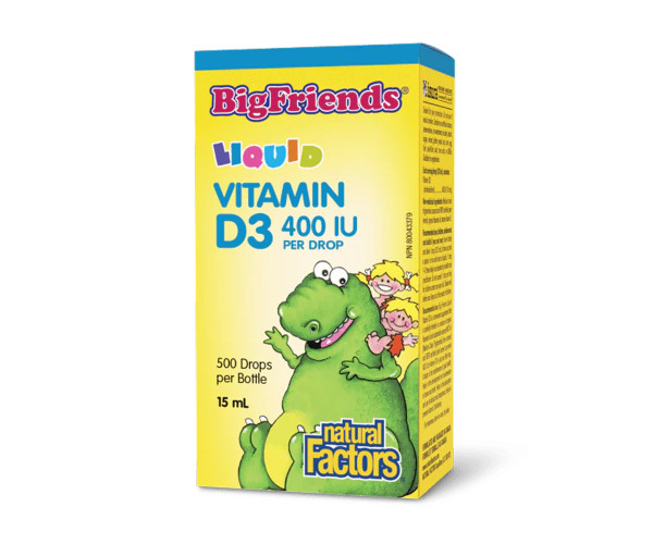 BigFriends Liquid Vitamin D3 400 IU - 15ml