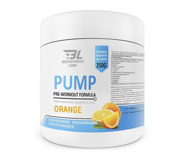 Pre-Workout Formula - 250g Orange