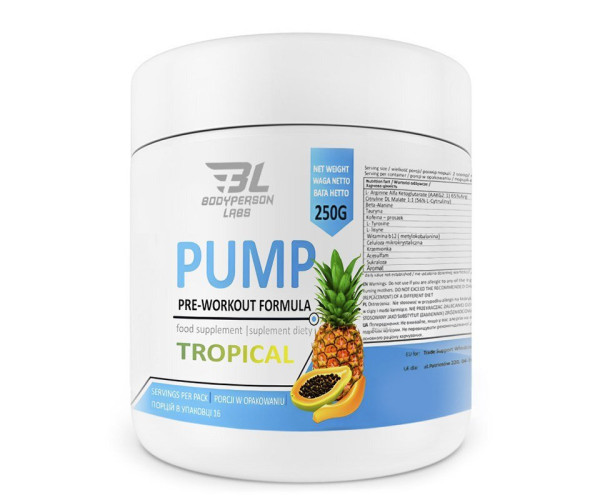 Pre-Workout Formula - 250g Tropical
