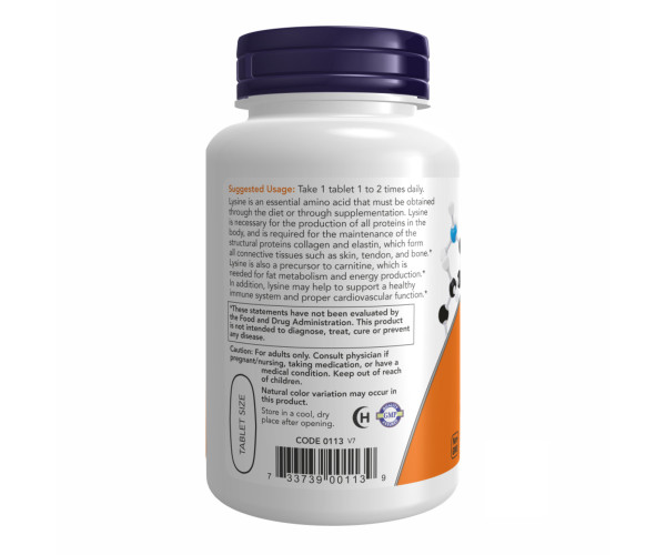 L-Lysine 1000mg - 100 tabs