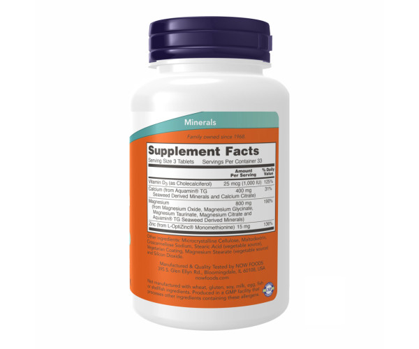 Magnesium & Calcium 2:1 Ratio - 100 tabs