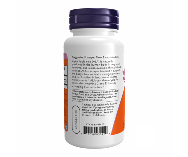 Alpha Lipoic Acid 250 mg - 60 vcaps