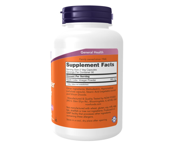 Apple Cider Vinegar 450 mg - 180 vcaps