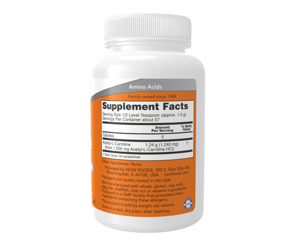 Acetyl L-Carnitine Pure Powder - 85g