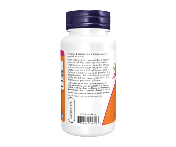 Flush-Free Niacin 250mg - 180 vcaps