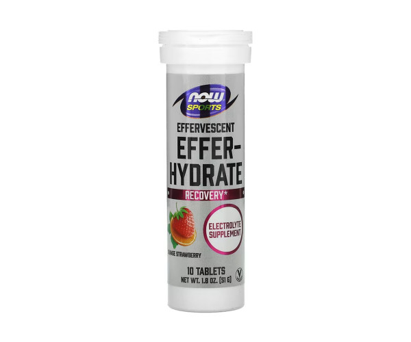 Effer-Hydrate Effervescent Orange Strawberry - 10 tabs