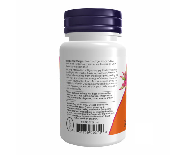 VIT D-3 5000 IU - 120 sgels