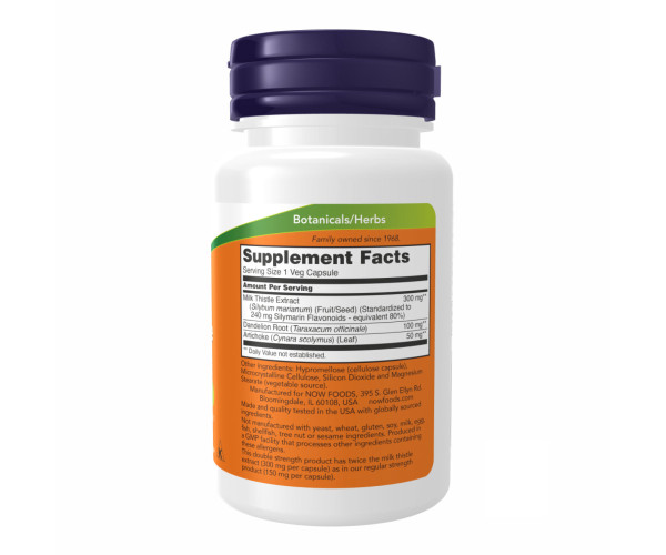 Silymarin Milk Thistle Extract 300 mg - 50 veg caps
